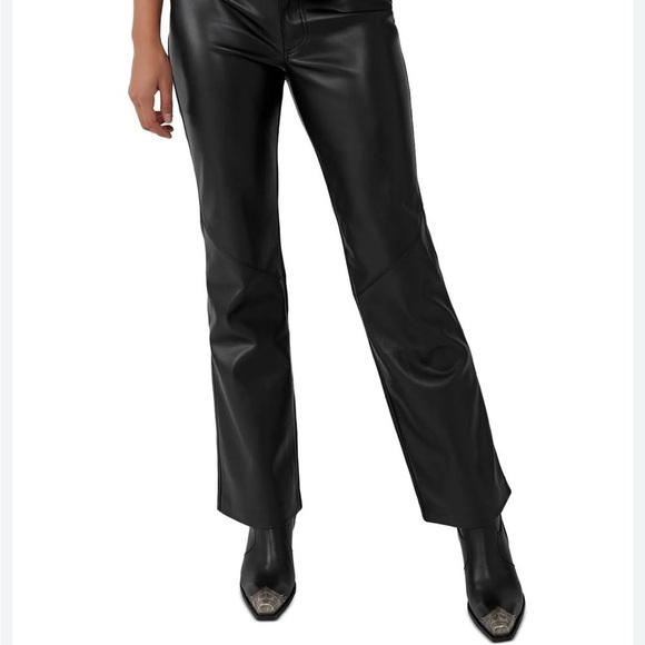 Free People Faux Leather Pants | Boho Fall Essential | Size 8 - Picture 7 of 11